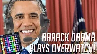 Barack Obama Plays OVERWATCH! Soundboard Pranks in Competitive!