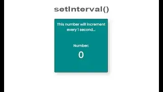 JavaScript - setInterval()
