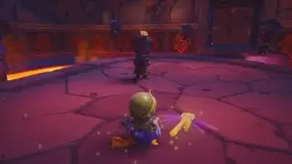 Spyro : Reignited Trilogy - Cratere fuso - Punto abilità (Monta le teste degli idoli)