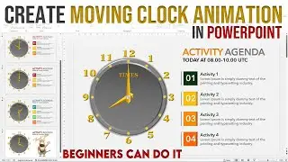 Create Moving Clock Animation in PowerPoint