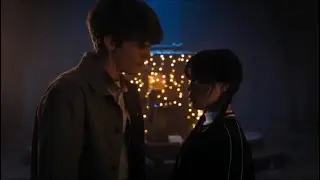 Wednesday and Tyler - Wednesday Netflix Series  Scene