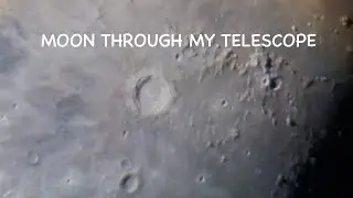 Live video of Moon through My 9.25inch SCT telescope