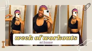 WEEK OF WORKOUTS | Staying fit at home // Clarice's Life
