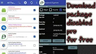 How to download package disabled pro for free without purchase money