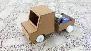 How to Make a Battery Powered Truck(Easy & Simple)-Toy