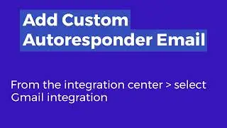 Capture email address and send an auto responder with Extract for 