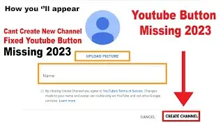 Cant Create New Channel Fixed Youtube Button Missing 2023 👌 || With Zakki Graphics ||