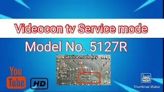 ll How to open Service Mode in Videocon CRT TV. ভিডিওকন টিভি সার্ভিস মোড ll