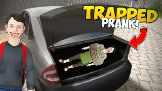 I TRAPPED My MOM in the CAR in Schoolboy Runaway 😂 PRANK!