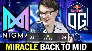 Miracle back to MID & Unstoppable MC — NIGMA vs OG.SEED Dota2