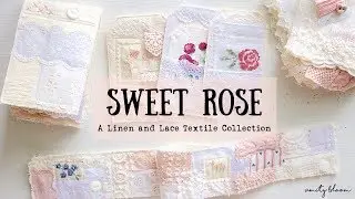 Sweet Rose - Textile Journal Art Collection