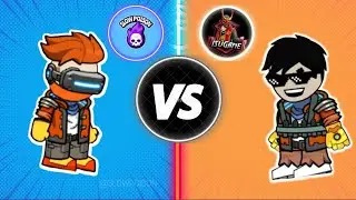 @SlowPoisonYT vs @VISUGamer || 1vs1 in Mini Militia || Must Watch 🔥