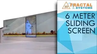 6 Meter Sliding Screen - Timeline - Fractal Systems