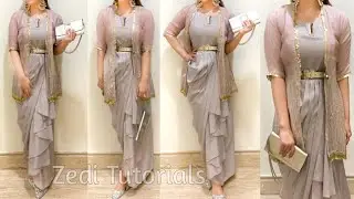 Shrug Cutting And Stitching/ Jacket For Drape Dress Cutting Stitching/ Short Jacket/ Shrug DIY/ Koti
