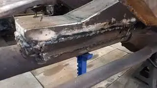 Обзор балки качалки на самодельном тракторе без двигателя...