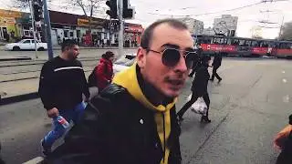 сильный ветер/снимаем рекламу /запоминаем