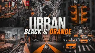 How to Edit Professional Photography - Lightroom Mobile Presets Free DNG | Urban Black & Orange