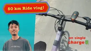 50Km Ride on Road bike ➕ Electric⚡️Cycle Vlog || Discover Pro Rocks🤘