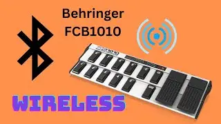 Behringer FCB1010 Wireless Mod using ESP32 - Light Switch Cover