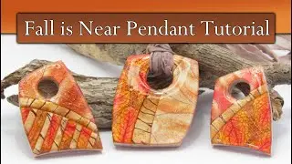 Celebrate Autumn With Alcohol Inks & Polymer Clay