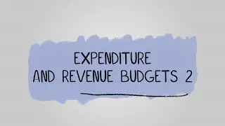 Expenditure and Revenue Budgets 2 - BTEC Tech Award in Enterprise