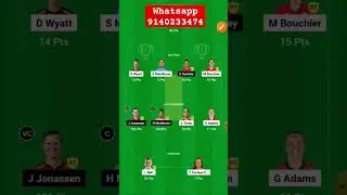 SOB-W vs WEF-W Dream11 Live Winning Proof: Match 30 : The Hundreds Women 2024 : Saga Flashback ....