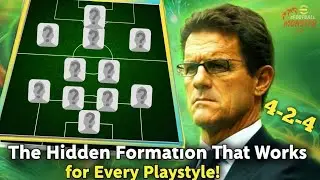 The Hidden Formation for All Playstyles in eFootball!🔥| Full Tutorial & Gameplay Tips.