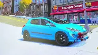 GRAND THEFT AUTO IV EFLC 2007 PEUGEOT 308 CRASH TESTING HD