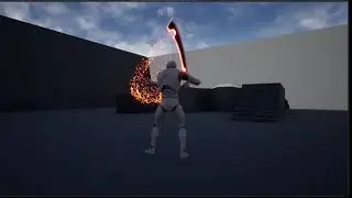 Unreal Engine 4 - NIAGARA - Sword Attack Animation & Particle Effects | Improvement v2