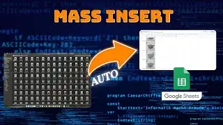 ✅ [English] How to Automatically Insert Images in Bulk into Google Sheets