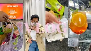 VLOG: I relaxed my natural hair, Picnic basket, Lunch date, alil shopping and Grocery Haul