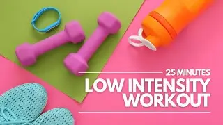 Low Impact, Low Intensity Abs, Core, Glutes, Arms Workout #FitMama