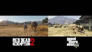 RDR 2 vs GTA 5   Trailer Red Dead Redemption 2