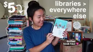 BOOK HAUL: thrifting books at a library sale (the best finds YET‼️)