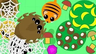 MOPE.IO THE VICTIM OF THE SPIDER IN THE MOPE IO GAME