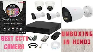 CP PLUS CCTV 4 CHANNEL FULL HD CAMERA UNBOXING IN HINDI