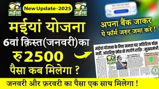 मैया योजना का पैसा कब मिलेगा जनवरी का | Maiya Yojana ka Paisa kab Milega | Maiya Yojana ka 6 kist