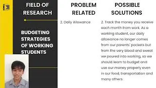 Budgeting Strategies of Working Students - Quantitative Research (3I's)