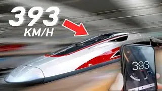 Riding China’s Fastest Train | 393KM/H high-speed rail double-unit