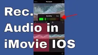 Record audio in iMovie iPhone | iPad