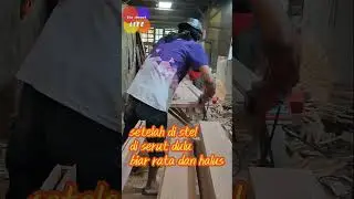 cara membuat pintu lengkung lis timbul