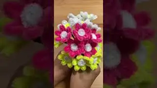 Tutorial fuzzy wire flowers 💐