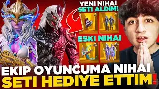 EKİP OYUNCUMA YENİ NİHAİ SETİ HEDİYE ETTİM! 😱 ( İLK NİHAİ SETİ!? ) - PUBG Mobile
