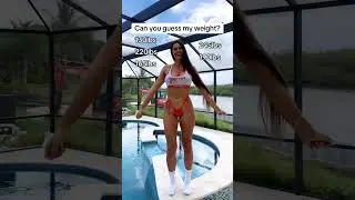 How much do i look like i weigh?😳 #bodypositivity #swimsuit #pool #dance (i am an adult in a