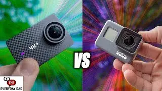 GoPro Hero 6 VS Yi 4K Plus!  4k 60FPS Action Camera Battle!