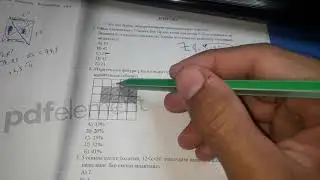 Штрихталған фигура үлкен квадрат ауданының қанша процентін құрайтынын табыңыз.