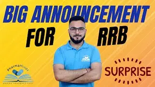 BIG ANNOUNCEMENT FOR RRB PHARMACIST 2024 | 500 QUESTIONS MARATHON | MOST AFFORDABLE RRB COURSE | RRB