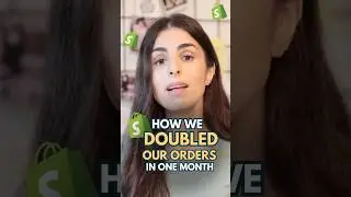 How we Doubled Our Sales In One Month Without Ads!🔥🔥 #shopify #ecommerce #shopifytips