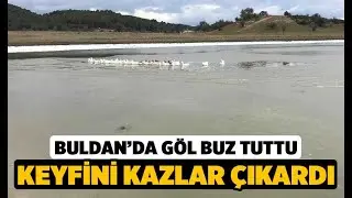 Denizli'de Göl Buz Tuttu - Denizli Haberleri - HABERDENİZLİ.COM