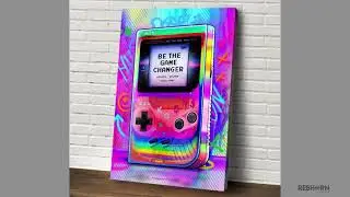 Be The Game Changer Pop Art